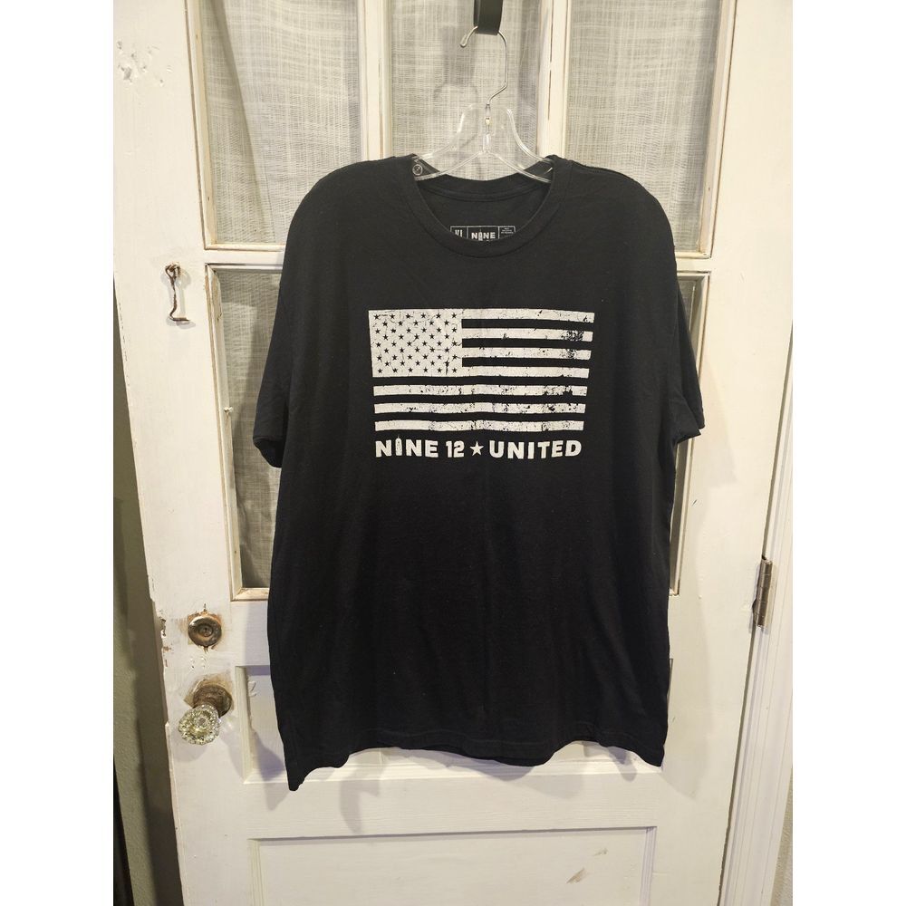 Nine 12 United American‎ Flag T-Shirt Unisex Size XL